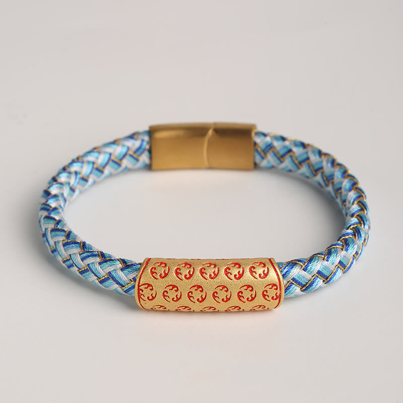 Buddha Stones Tibetan Hot Wheels Verschiedene Farben Seil Diamant Knoten Glück Schnalle Armband