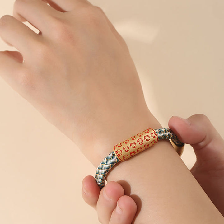 Buddha Stones Tibetan Hot Wheels Verschiedene Farben Seil Diamant Knoten Glück Schnalle Armband