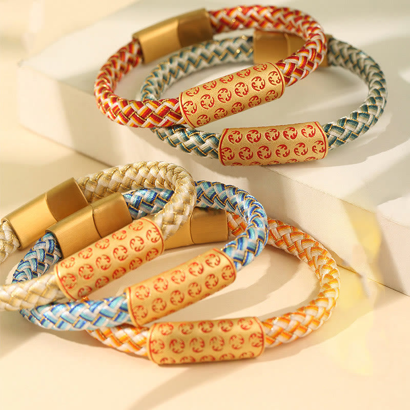 Buddha Stones Tibetan Hot Wheels Verschiedene Farben Seil Diamant Knoten Glück Schnalle Armband