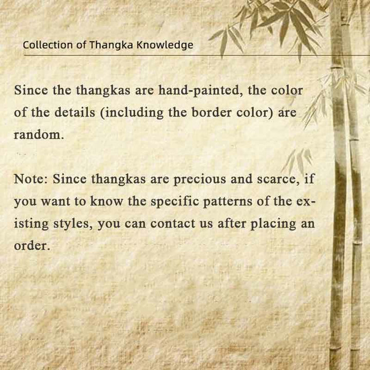 Buddha Stones, tibetisches Thangka-Gemälde, Om Mani Padme Hum, Schrift, handgefertigte Dekoration (zufälliger Stil) - image 26