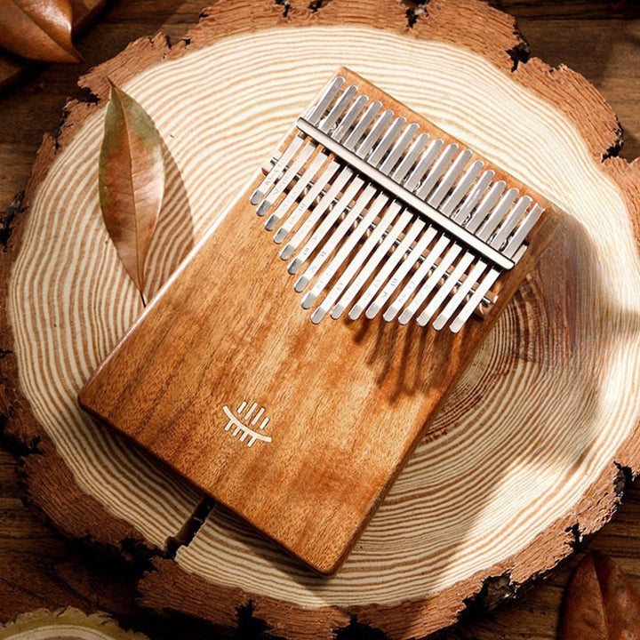 Buddha Stones Kalimba Daumenklavier mit 17 Tasten, Ahorn, Akazie, Sapeli-Holz, tragbares Fingerklavier