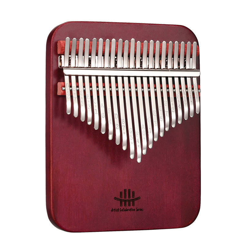 Buddha Stones Kalimba 21 Tasten Daumenklavier Peltogyne Holz Tragbares Fingerklavier