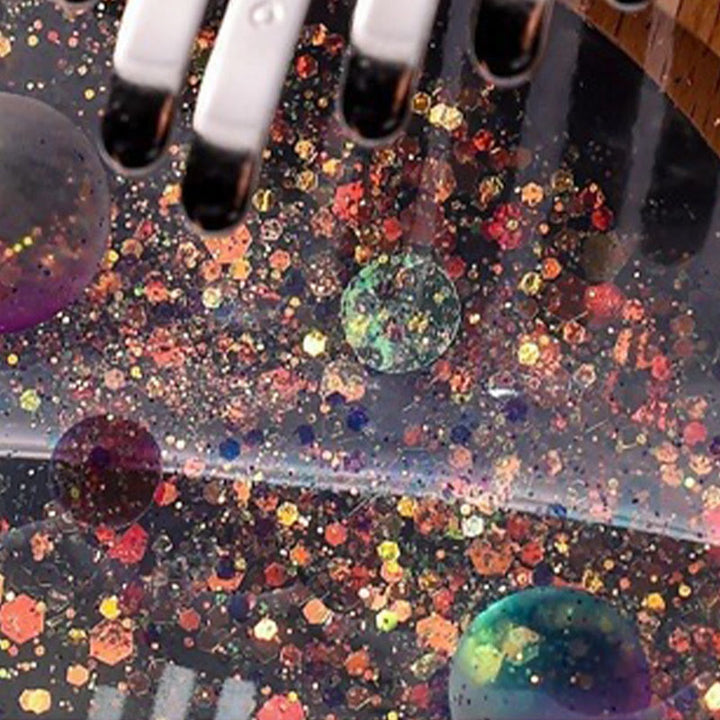 Buddha Stones Kalimba 17/21 Tasten Daumenklavier Buchenholz Planet Universe Tragbares Fingerklavier