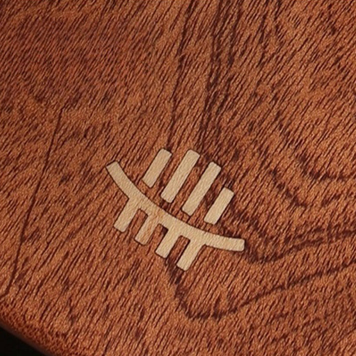 Buddha Stones Kalimba Daumenklavier mit 21 Tasten, gelbes Sandelholz, tragbares Fingerklavier