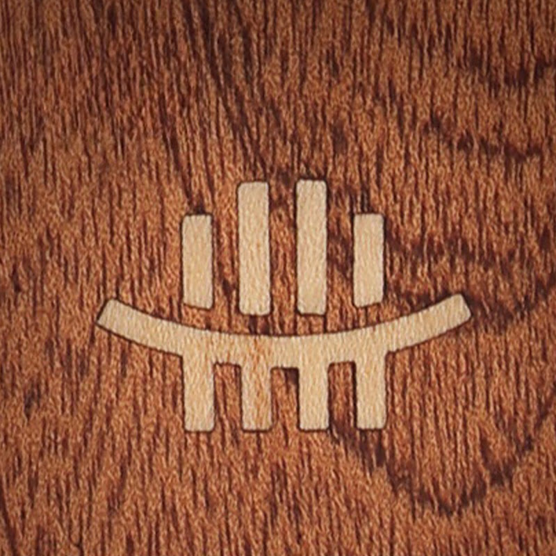 Buddha Stones 21 Tasten Kalimba Daumenklavier Gelbes Sandelholz Retro Tragbares Fingerklavier