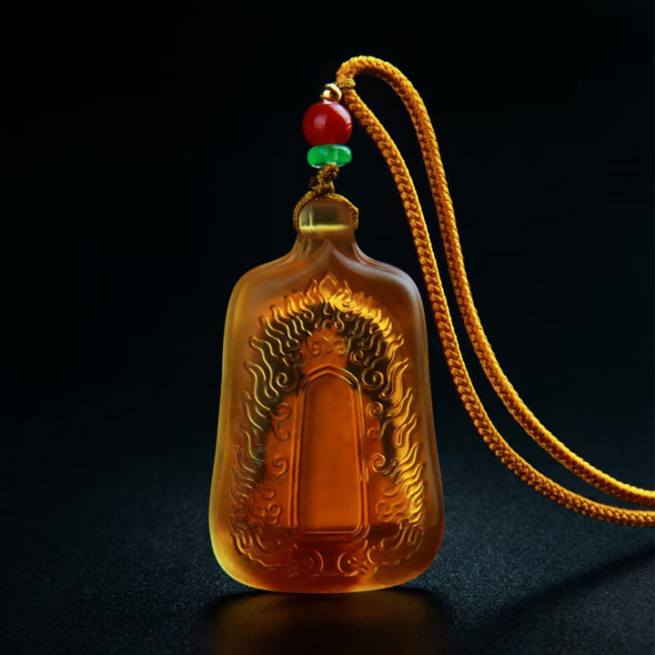 Buddha Stones, tibetische Medizin, Buddha, Liuli-Kristall, Mitgefühl, Gelassenheit, Halskettenanhänger - image 12
