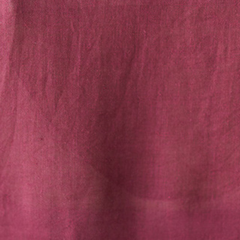 Buddha Stones Casual 2-teiliges Set: Schlichtes Dreiviertelarm-Hemd mit schrägem Kragen, weit geschnittene Hose mit Taschen – ideal für Meditation, Zen und Tai Chi. - image 12