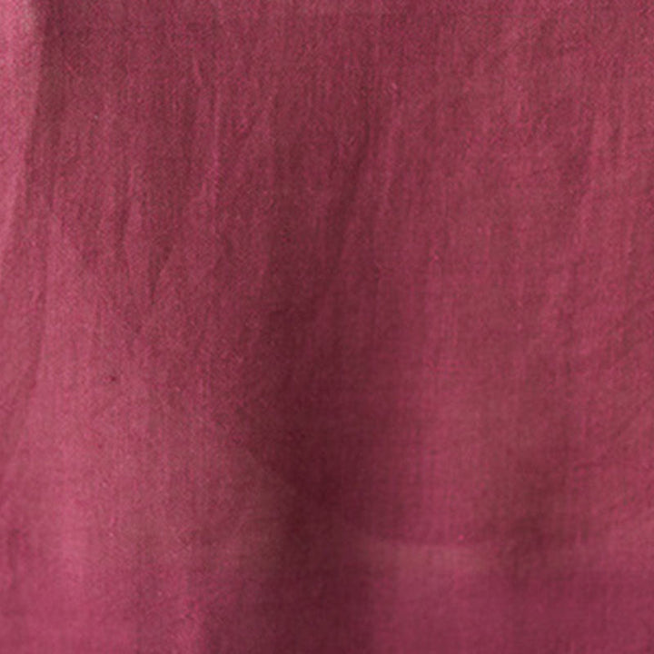 Buddha Stones Casual 2-teiliges Set: Schlichtes Dreiviertelarm-Hemd mit schrägem Kragen, weit geschnittene Hose mit Taschen – ideal für Meditation, Zen und Tai Chi. - image 12