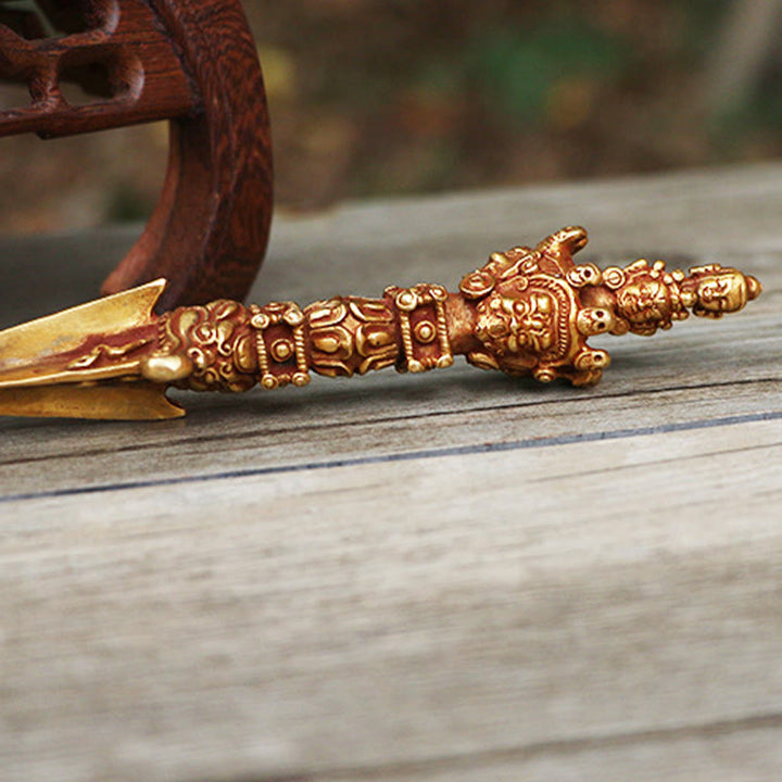 Buddha Stones, handgefertigt, klein, Nepal, Vajra, Dorje, Stärke, Kupfer, Metall, Dekoration - image 10