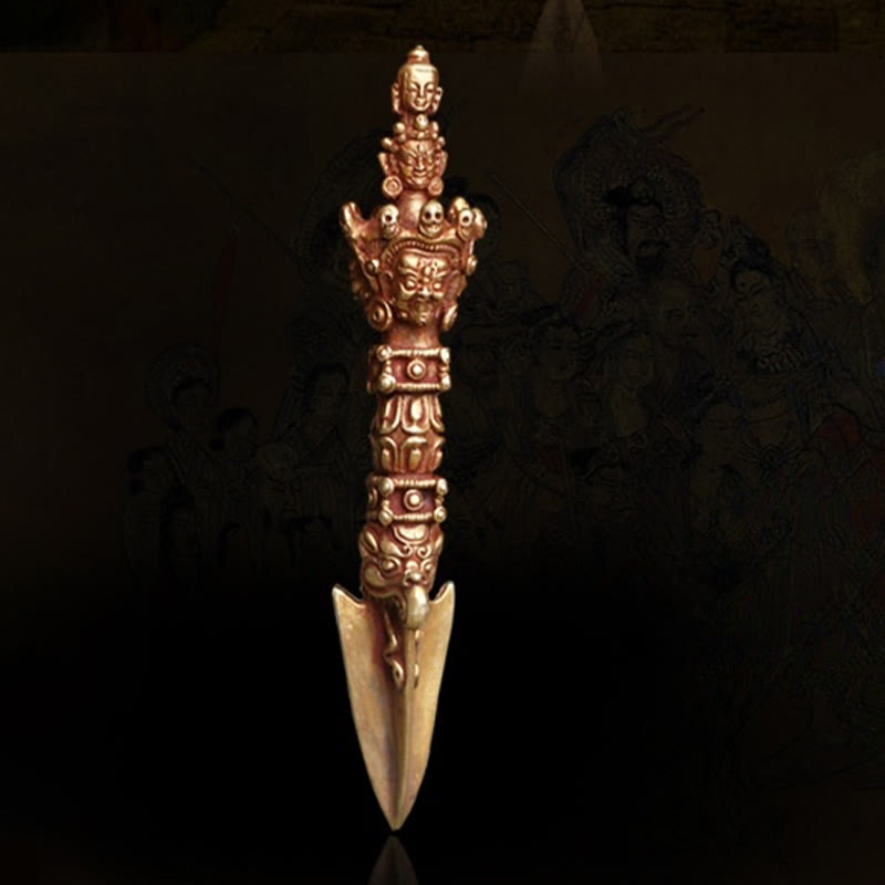 Buddha Stones, handgefertigt, klein, Nepal, Vajra, Dorje, Stärke, Kupfer, Metall, Dekoration - image 12