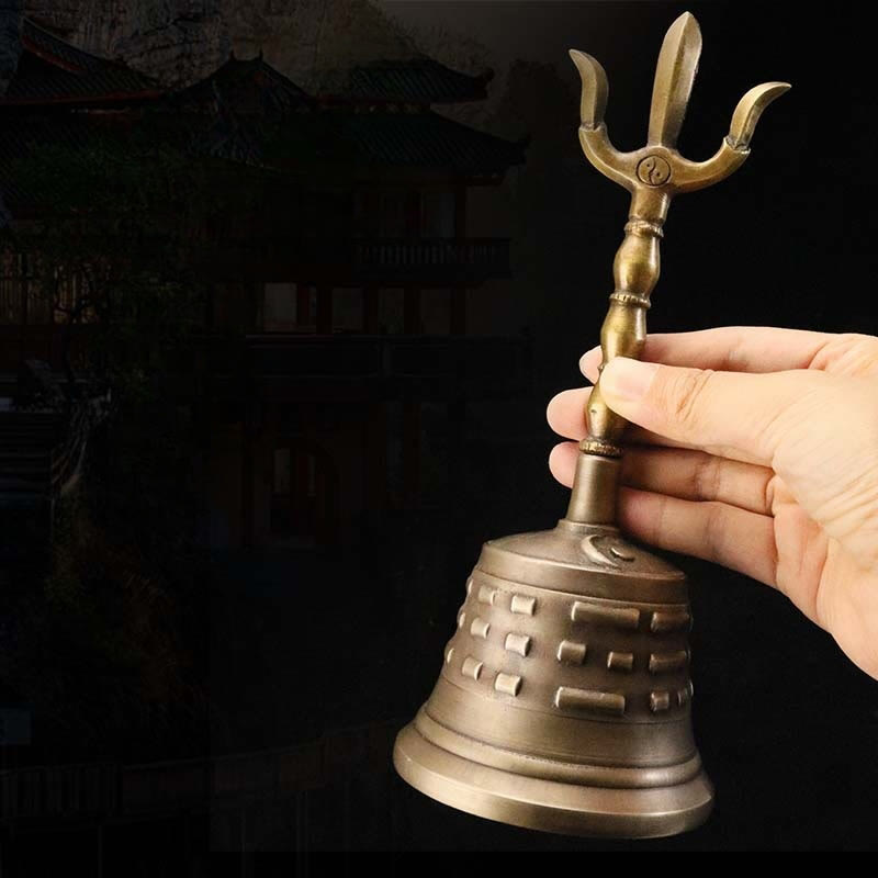 Buddha Stones, handgefertigt, tibetische Meditation, Vajra, Dorje, Glocke, Kürbis, Yin Yang, Kupfer, Erleuchtungsdekoration