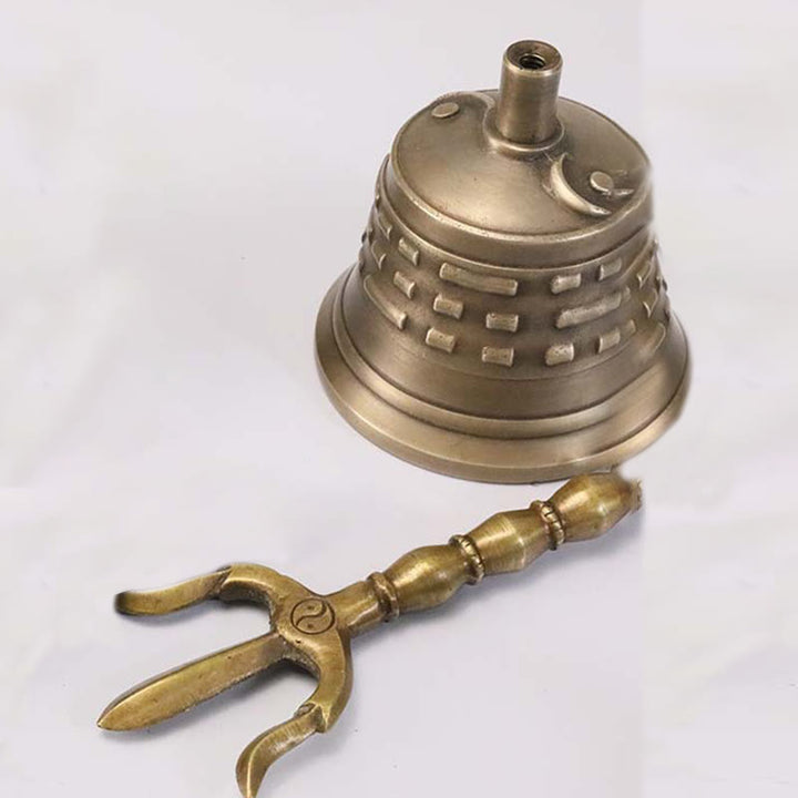 Buddha Stones, handgefertigt, tibetische Meditation, Vajra, Dorje, Glocke, Kürbis, Yin Yang, Kupfer, Erleuchtungsdekoration