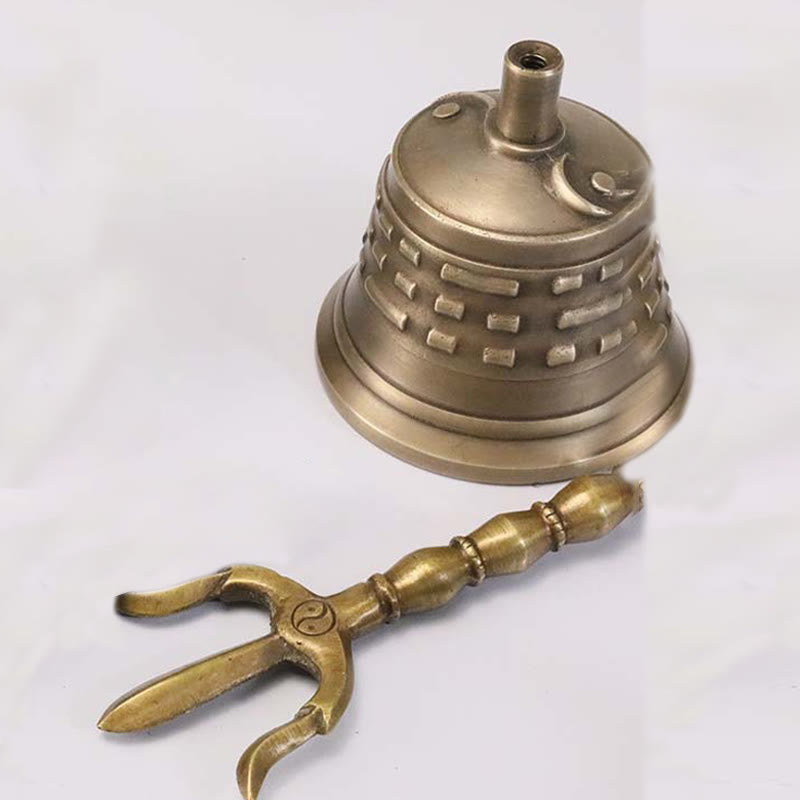 Buddha Stones, handgefertigt, tibetische Meditation, Vajra, Dorje, Glocke, Kürbis, Yin Yang, Kupfer, Erleuchtungsdekoration - image 1