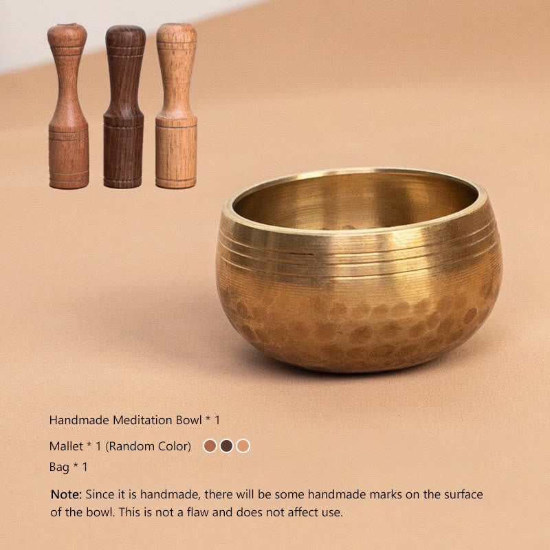 Buddha Stones Handgefertigtes Mini-Klangschalen-Set für Heilung und Meditation, 1,57 x 0,98 Zoll - 1,57 x 0,98 Zoll (4 x 2,5 CM) - image 1