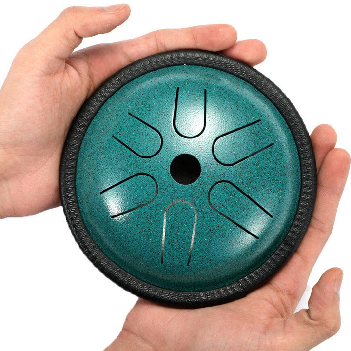 Buddha Stones Stahlzungentrommel Klangheilung Meditation Yoga Schlagzeug 6 Note 5,5 Zoll