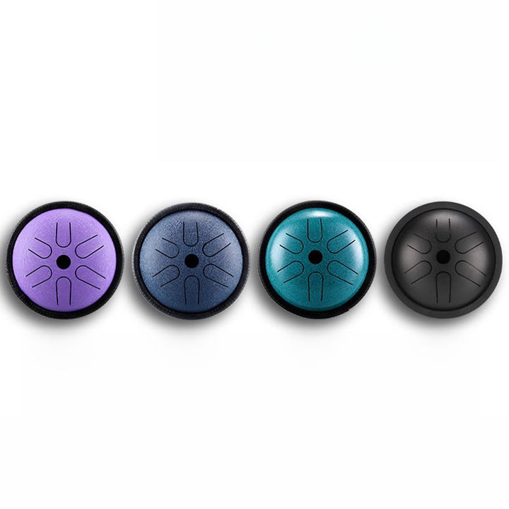Buddha Stones Stahlzungentrommel Klangheilung Meditation Yoga Schlagzeug 6 Note 5,5 Zoll