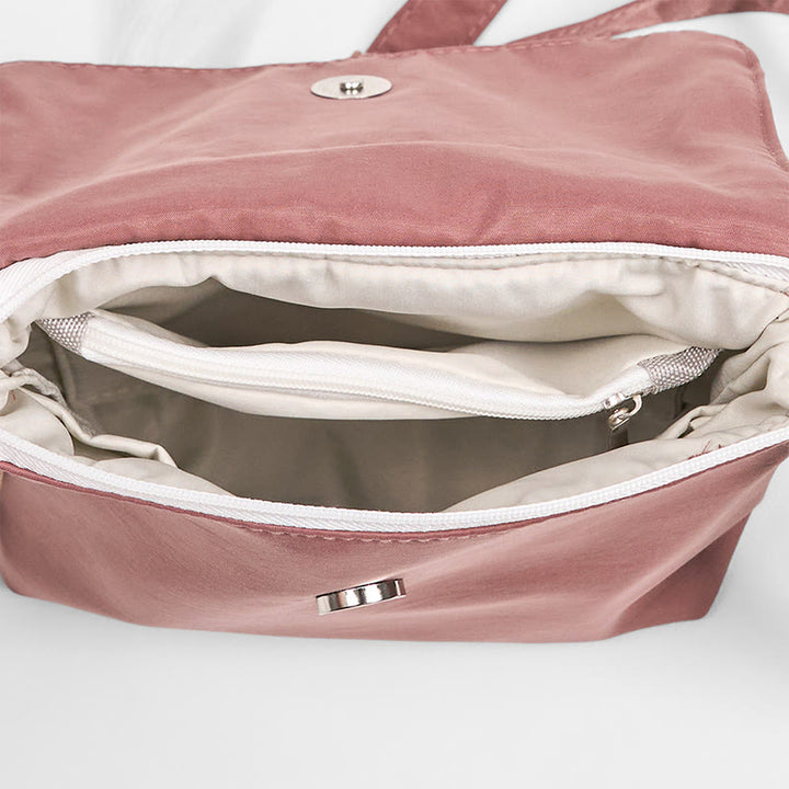 Buddha Stones Plain Braun Bestickt Plum Bossom Baumwolle Leinen Umhängetasche Schultertasche
