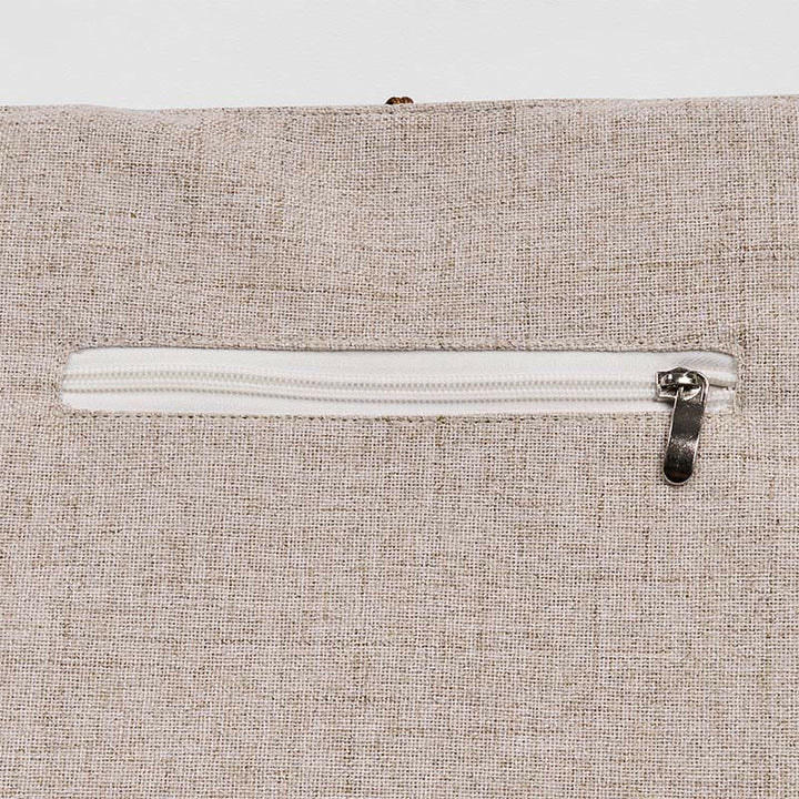 Buddha Stones Magnolia Stickerei Canvas Polyester Schultertasche