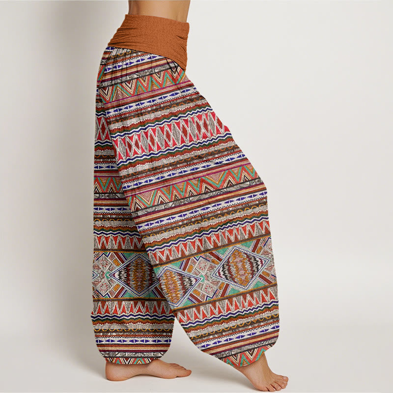 Buddha Stones mit geometrischem Muster im Tribal-Stil für Damen mit elastischer Taille - image 2