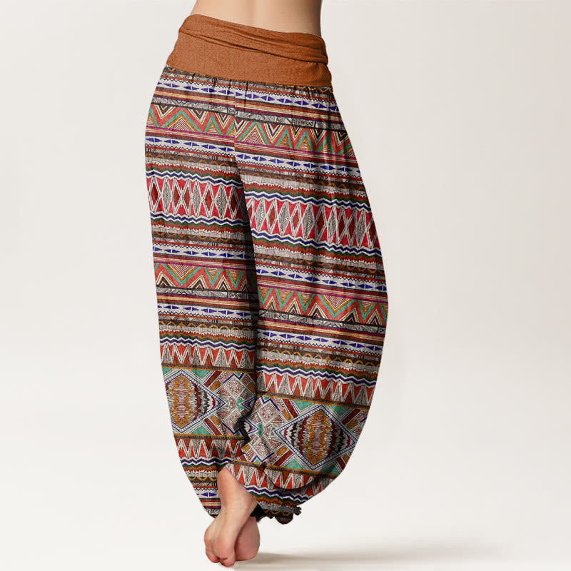 Buddha Stones mit geometrischem Muster im Tribal-Stil für Damen mit elastischer Taille - image 3