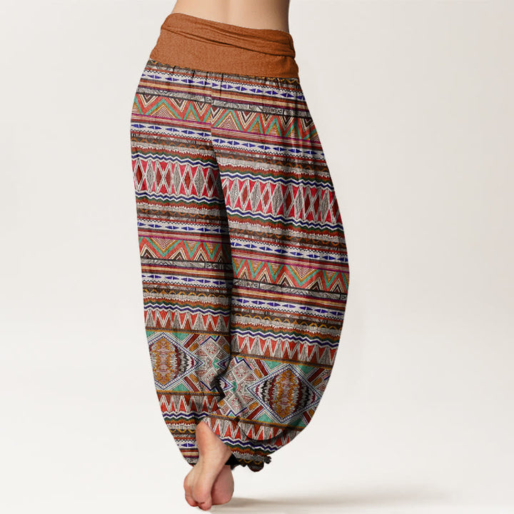 Buddha Stones mit geometrischem Muster im Tribal-Stil für Damen mit elastischer Taille - image 3