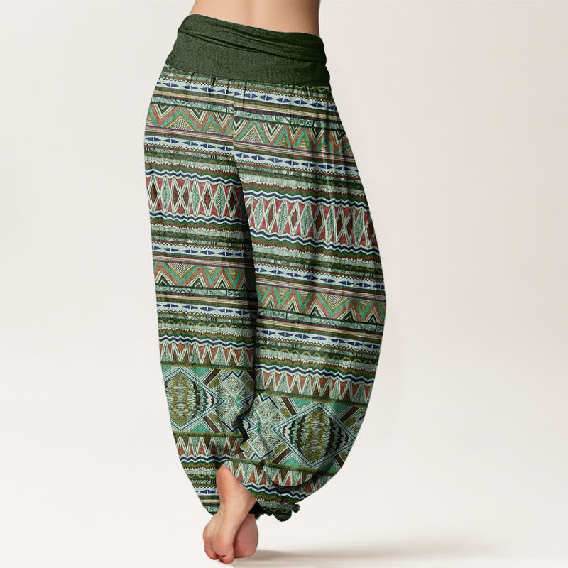 Buddha Stones mit geometrischem Muster im Tribal-Stil für Damen mit elastischer Taille - image 7
