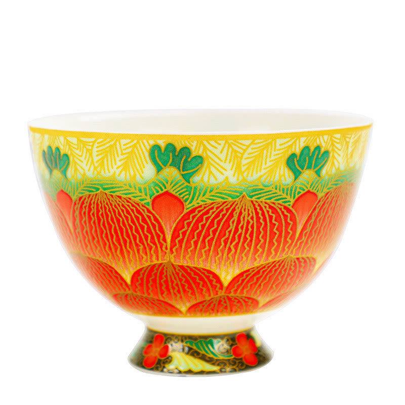 Buddha Stones Lotus Keramik-Teetasse, Blumen-Teetassen, 100 ml