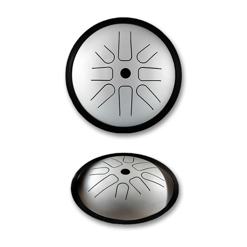 Buddha Stones Stahlzungentrommel Klangheilung Yoga Meditation Schlagzeug 8 Note 6 Zoll Schlaginstrument