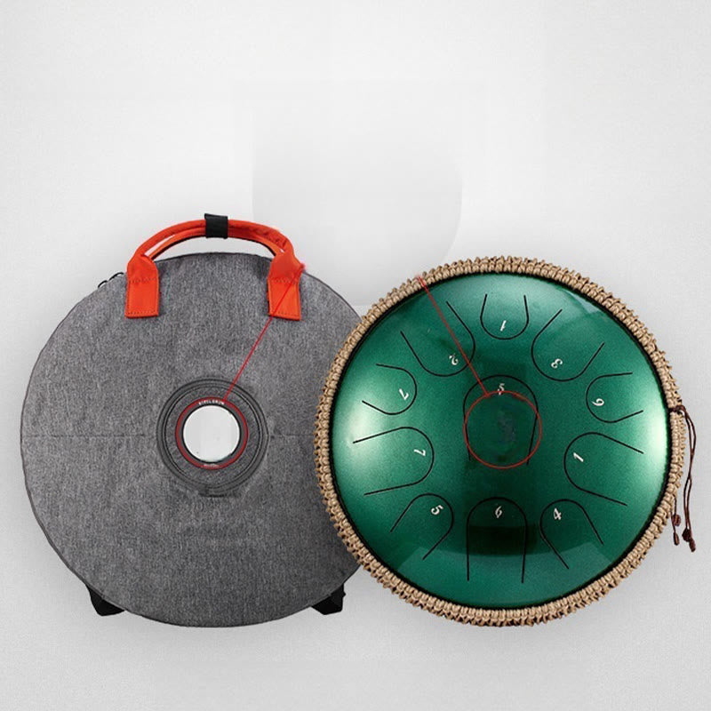 Buddha Stones Steel Tongue Drum Klangheilung Achtsamkeitsmeditation Schlagzeug-Set 15 Noten 14 Zoll Schlaginstrument