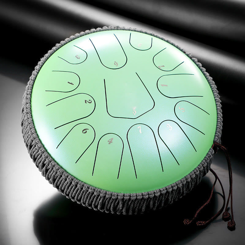 Buddha Stones Steel Tongue Drum Klangheilung Meditation Drum Kit 13 Note 12 Zoll Schlaginstrument