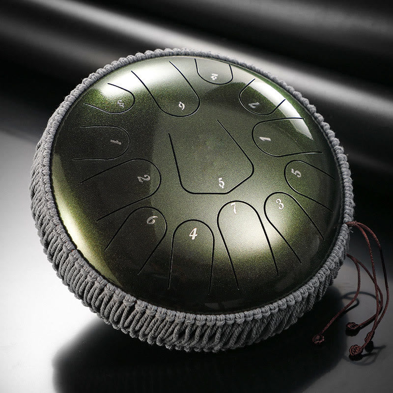 Buddha Stones Steel Tongue Drum Klangheilung Meditation Drum Kit 13 Note 12 Zoll Schlaginstrument