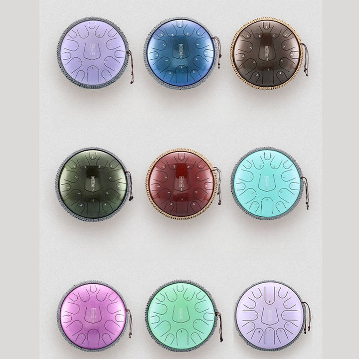 Buddha Stones Steel Tongue Drum Klangheilung Meditation Drum Kit 13 Note 12 Zoll Schlaginstrument