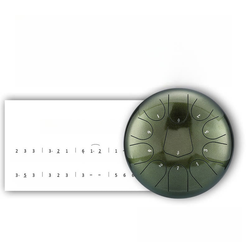 Buddha Stones Steel Tongue Drum Klangheilung Meditation Drum Kit 13 Note 12 Zoll Schlaginstrument