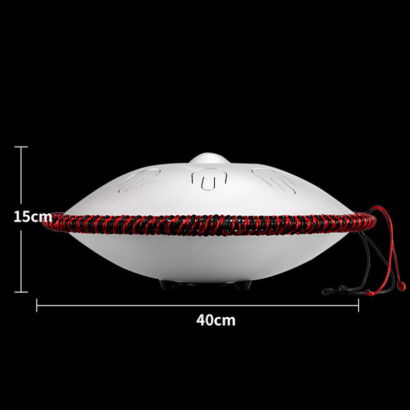 Buddha Stones Stahlzungentrommel Klangheilung Yoga Meditationsset 9 Noten 15 Zoll Handpan Instrument - image 12