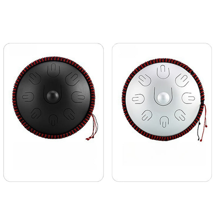Buddha Stones Stahlzungentrommel Klangheilung Yoga Meditationsset 9 Noten 15 Zoll Handpan Instrument