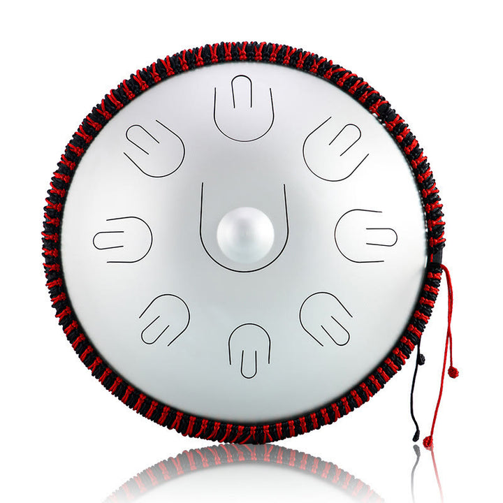 Buddha Stones Stahlzungentrommel Klangheilung Yoga Meditationsset 9 Noten 15 Zoll Handpan Instrument