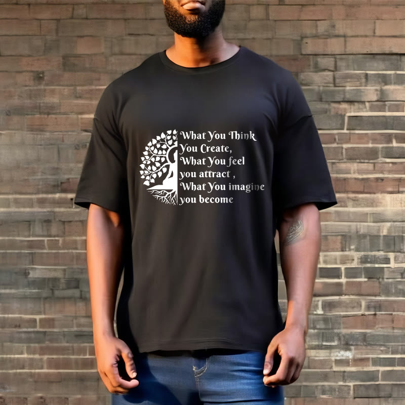 Buddha Stones ​​Halb-meditation Buddha Baum T T-shirt - image 7