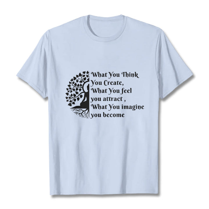 Buddha Stones ​​Halb-meditation Buddha Baum T T-shirt - HellCyan - 2XL - image 19