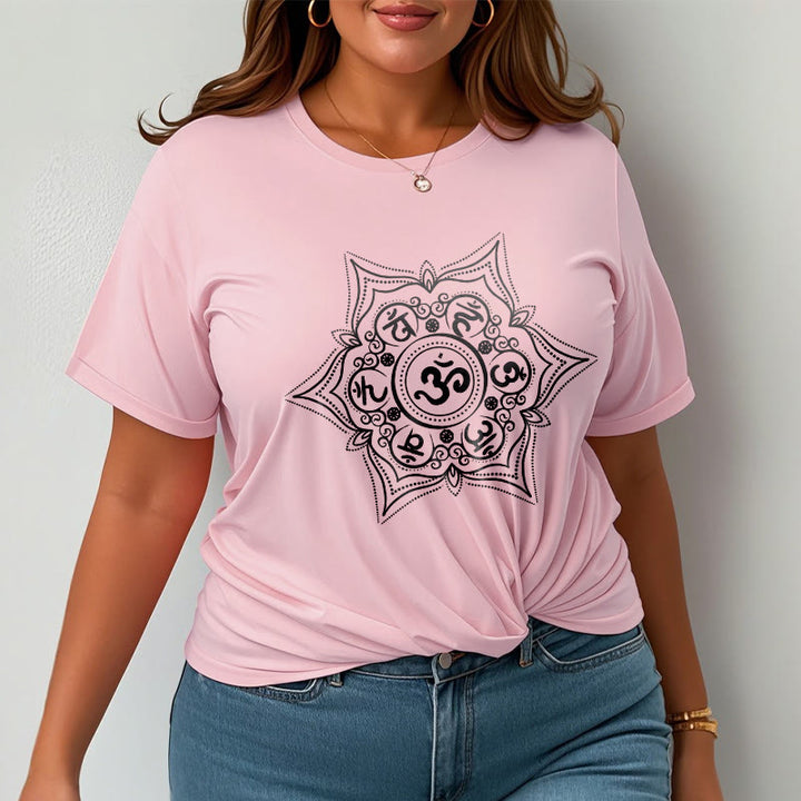 Buddha Stones Mandala Om Mani Padme Hum T-Shirt - image 14