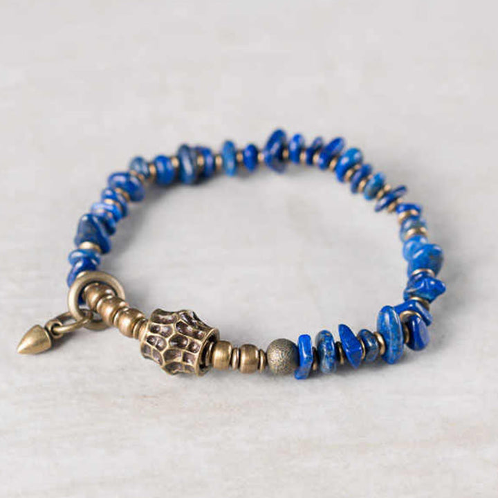 Buddha Stones aus Lapislazuli im Vintage-Stil mit unregelmäßiger Form - image 2