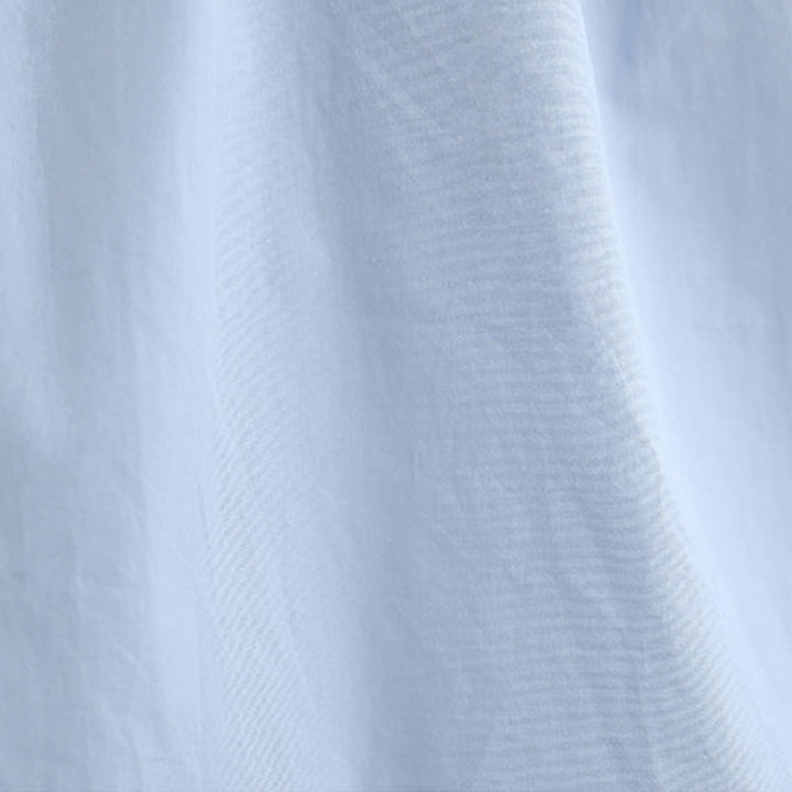 Buddha Stones Sommer-Weste mit einfarbigem Plissee-Design, Neckholder, ärmellos, Baumwolle und Leinen - image 6