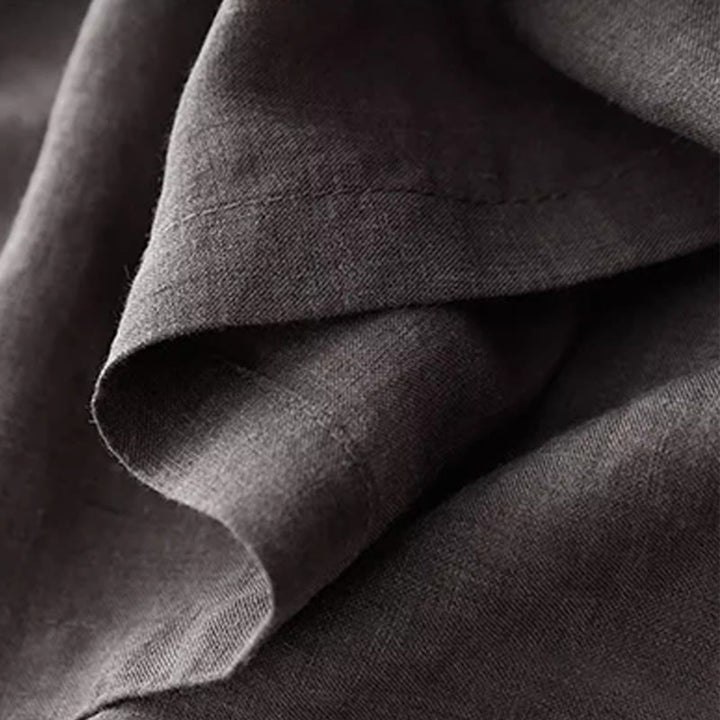 Buddha Stones Lässige, reine Farbstickerei, Patchwork-Design, ärmellos, Rundhalsausschnitt, Damen-Weste aus Baumwolle und Leinen - image 16