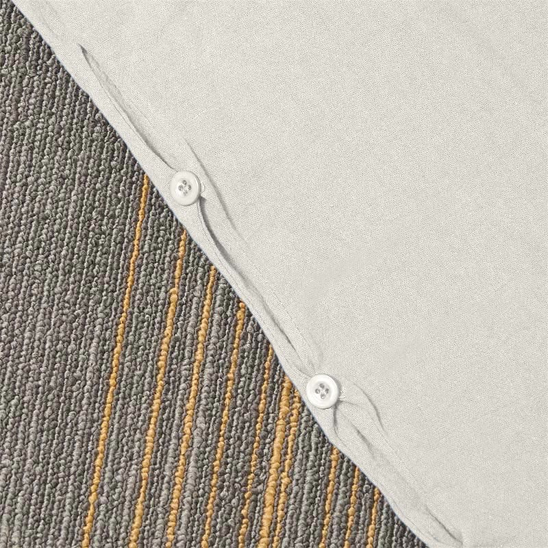 Buddha Stones Lässige Damenhose aus Baumwollleinen in reiner Farbe mit hohlen Knopfmanschetten und Taschen - image 41