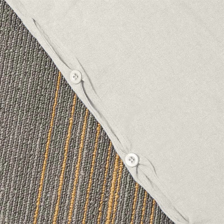 Buddha Stones Lässige Damenhose aus Baumwollleinen in reiner Farbe mit hohlen Knopfmanschetten und Taschen - image 41