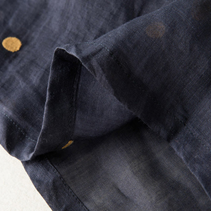 Buddha Stones Künstlerischer Vintage-Punktmuster-Faltenrock für Damen - image 21