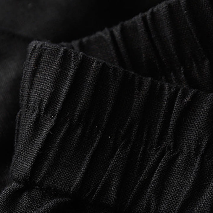 Buddha Stones Sommer Casual Buttons Plain Cotton Damen Shorts mit Taschen - image 22