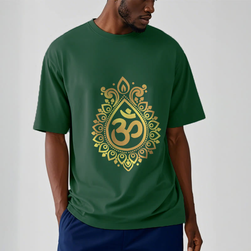 Buddha Stones ​​Wasser Tropfen OM Design T T-shirt - image 11
