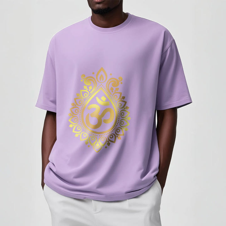 Buddha Stones ​​Wasser Tropfen OM Design T T-shirt - image 17