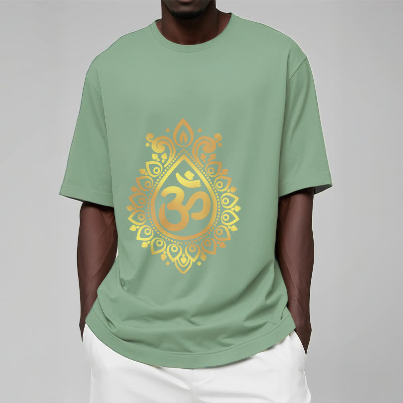Buddha Stones ​​Wasser Tropfen OM Design T T-shirt - image 15