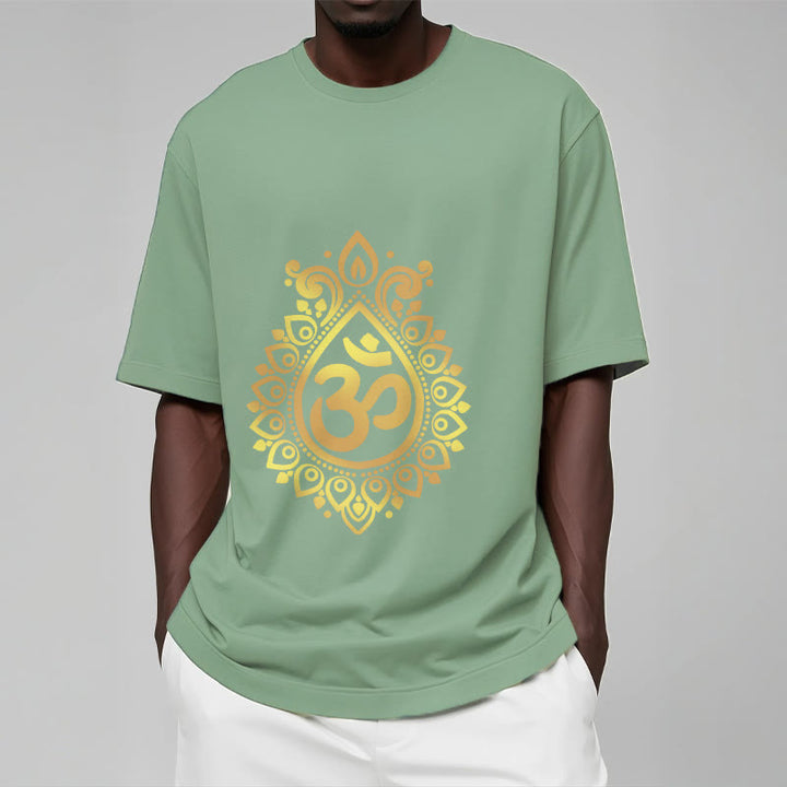 Buddha Stones ​​Wasser Tropfen OM Design T T-shirt - image 15